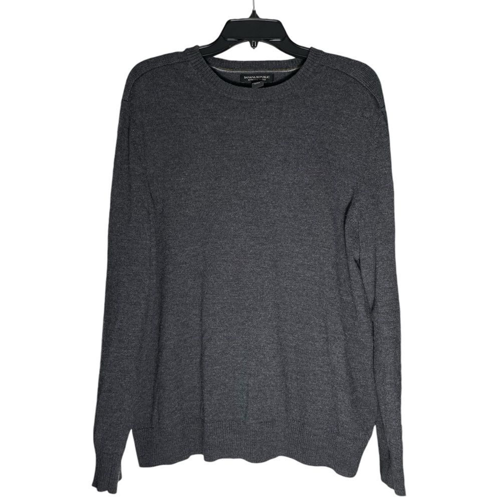 Banana Republic Extra Fine Merino Wool Sweater men’s size XL preppy